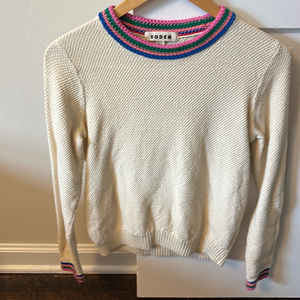 Boden size small cotton sweater, like new